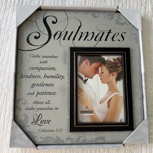 NIB Wedding Couples Religious Picture Frame 5x7